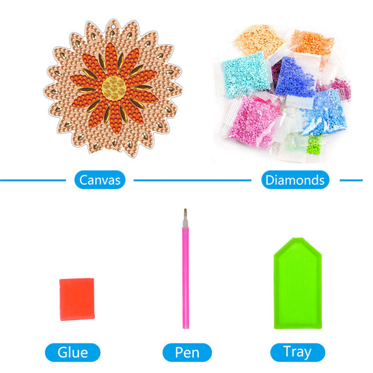 Flowers DIY Diamond Painting Kits Creative Home Garden Decoration (GJ117)