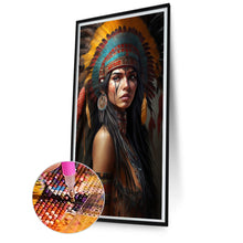Load image into Gallery viewer, Diamond Painting - Full Square - indian beauty (40*80CM)