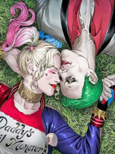 Load image into Gallery viewer, Diamond Painting - Full Round - Harley Quinn and the Joker (50*60CM)