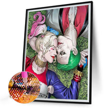 Load image into Gallery viewer, Diamond Painting - Full Round - Harley Quinn and the Joker (50*60CM)