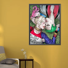 Load image into Gallery viewer, Diamond Painting - Full Round - Harley Quinn and the Joker (50*60CM)