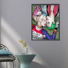 Load image into Gallery viewer, Diamond Painting - Full Round - Harley Quinn and the Joker (50*60CM)