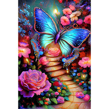 Load image into Gallery viewer, Diamond Painting - Full Round - butterfly garden (40*60CM)