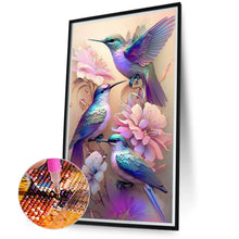 Load image into Gallery viewer, Diamond Painting - Full Round - bird on the branch (40*70CM)