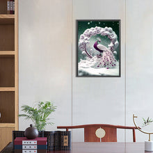 Load image into Gallery viewer, Diamond Painting - Full Round - snow peacock (30*40CM)