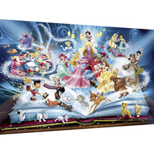 Load image into Gallery viewer, Diamond Painting - Full Round - Disney All-Star Fairy Tale Magic Book (125*90CM)