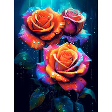 Load image into Gallery viewer, Diamond Painting - Full Round - colorful flowers (30*40CM)
