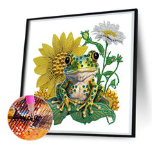 Load image into Gallery viewer, Diamond Painting - Partial Special Shaped - sunflower frog (30*30CM)