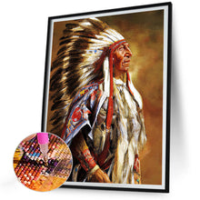 Load image into Gallery viewer, Diamond Painting - Full Round - indians (30*40CM)