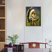 Load image into Gallery viewer, Diamond Painting - Full Round - indians (30*40CM)