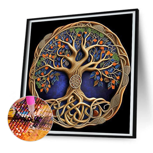Diamond Painting - Full Round - life Tree (30*30CM)