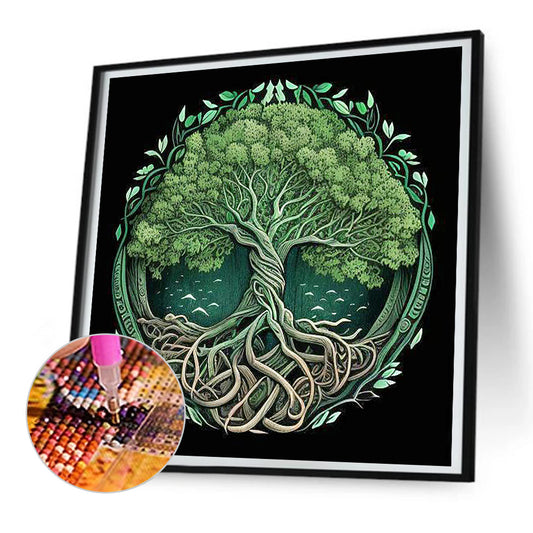 Diamond Painting - Full Round - life Tree (30*30CM)