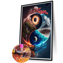 Load image into Gallery viewer, Diamond Painting - Full Round - Tai Chi ice and fire scene (40*60CM)