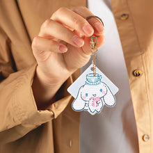 Load image into Gallery viewer, DIY Diamond Art Key Rings Sanrio 6pcs Full Drill Diamonds Pendants Gift for Kids