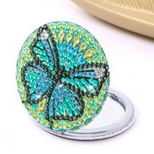 Load image into Gallery viewer, DIY Crystal Diamond Mirror Art Craft Set Butterfly Paint by Number Kits for Girl
