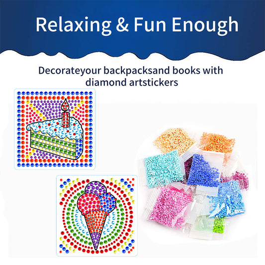 DIY Child Stickers Toy Animals Diamond Stickers Dolphin for Kids Adult Beginners