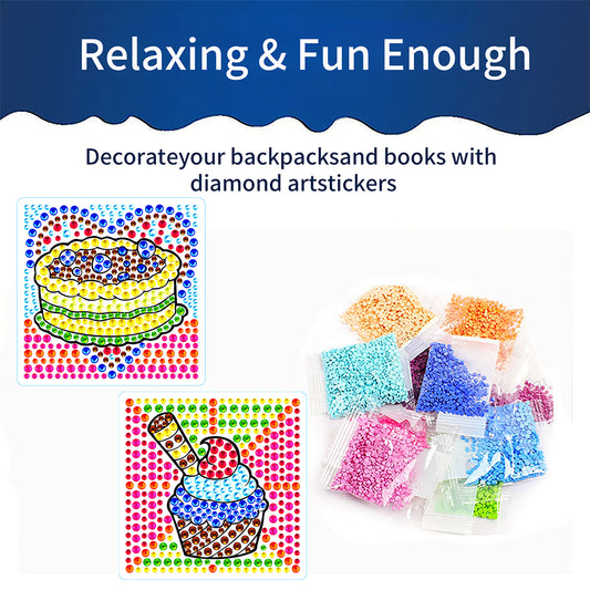 DIY Child Stickers Toy Animals Diamond Stickers Dolphin for Kids Adult Beginners
