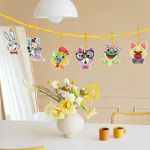 Load image into Gallery viewer, Crystal Rhinestone Pendants Cute Diamond Dots Art Animals Home Garden Decoration