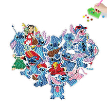 Load image into Gallery viewer, DIY Diamond Art Mosaic Sticker Animal Cartoon Gnome Gift for Kids (Stitch)