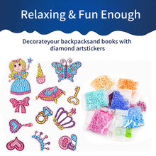 Load image into Gallery viewer, DIY Child Stickers Toy Creative Cartoon Diamond Art Mosaic Sticker Gift for Kids