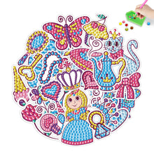 Load image into Gallery viewer, DIY Child Stickers Toy Creative Cartoon Diamond Art Mosaic Sticker Gift for Kids