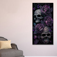 Load image into Gallery viewer, Diamond Painting - Full Round - dark skull (40*80CM)
