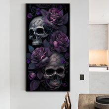 Load image into Gallery viewer, Diamond Painting - Full Round - dark skull (40*80CM)
