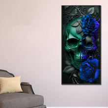 Load image into Gallery viewer, Diamond Painting - Full Round - dark skull (40*80CM)