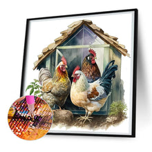 Load image into Gallery viewer, Diamond Painting - Full Round - chicken coop (30*30CM)