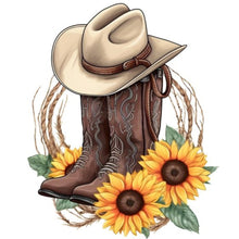 Load image into Gallery viewer, Diamond Painting - Full Round - Cowboy hat (30*30CM)