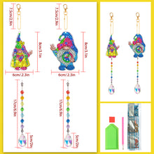Load image into Gallery viewer, 2pcs DIY Diamond Painting Kits Double Side Handmade Gnome Home Garden Decoration