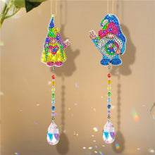 Load image into Gallery viewer, 2pcs DIY Diamond Painting Kits Double Side Handmade Gnome Home Garden Decoration