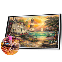 Load image into Gallery viewer, Diamond Painting - Full Round - lighthouse (70*50CM)