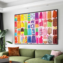 Load image into Gallery viewer, Diamond Painting - Full Round - ice cream candies (70*50CM)