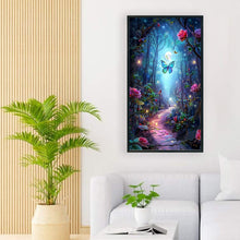 Load image into Gallery viewer, Diamond Painting - Full Round - butterfly rose forest (40*70CM)