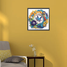 Load image into Gallery viewer, Diamond Painting - Partial Special Shaped - paper flower butterfly (30*30CM)