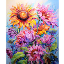 Load image into Gallery viewer, Diamond Painting - Full Round - sunflowers bloom (40*50CM)