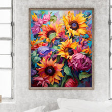 Load image into Gallery viewer, Diamond Painting - Full Round - sunflowers bloom (40*50CM)