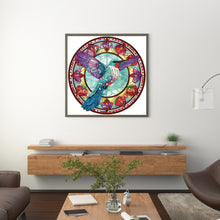 Load image into Gallery viewer, Diamond Painting - Partial Special Shaped - Hummingbird Glass Art (30*30CM)
