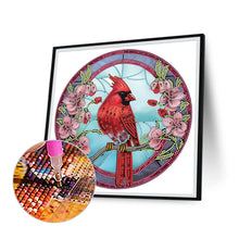 Load image into Gallery viewer, Diamond Painting - Partial Special Shaped - Cardinal Glass Art (30*30CM)