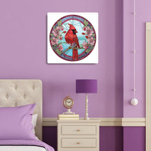Load image into Gallery viewer, Diamond Painting - Partial Special Shaped - Cardinal Glass Art (30*30CM)