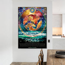 Load image into Gallery viewer, Diamond Painting - Full Round - Chinese Zodiac - Pisces (50*70CM)