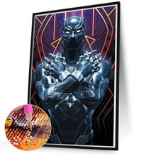 Load image into Gallery viewer, Diamond Painting - Full Round - black panther (50*70CM)