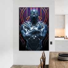 Load image into Gallery viewer, Diamond Painting - Full Round - black panther (50*70CM)