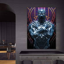 Load image into Gallery viewer, Diamond Painting - Full Round - black panther (50*70CM)