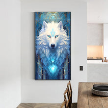 Load image into Gallery viewer, Diamond Painting - Full Round - white wolf (40*70CM)