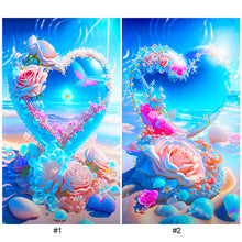 Load image into Gallery viewer, Diamond Painting - Full Round - seaside love (40*70CM)