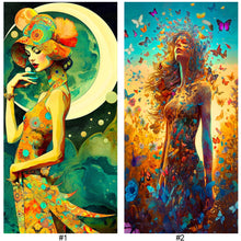 Load image into Gallery viewer, Diamond Painting - Full Round - girl (40*80CM)