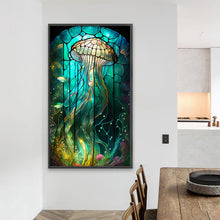 Load image into Gallery viewer, Diamond Painting - Full Square - Deep Jellyfish Glass Art (40*70CM)