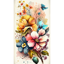 Load image into Gallery viewer, Diamond Painting - Full Round - watercolor bouquet (40*70CM)